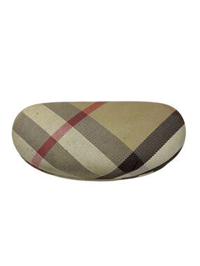 Burberry Y2K Nova Check Canvas Large Sunglass Eyeglass Hard Case